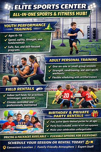 ALL-IN-ONE SPORTS & FITNESS HUВ!